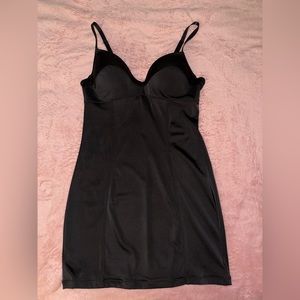 Black dress shape wear